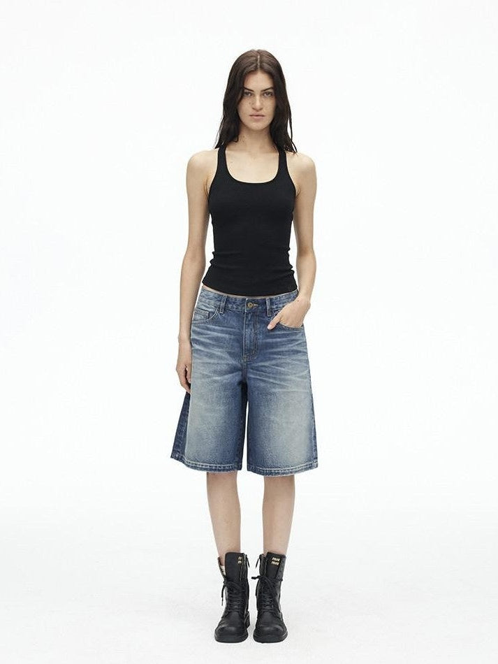 AFTADAWN U Neck Backless Slim Racerback Women&