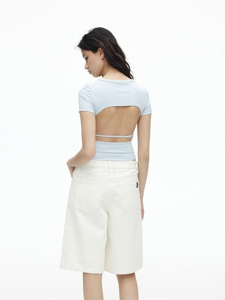 AFTADAWN White Boxy Loose Women&