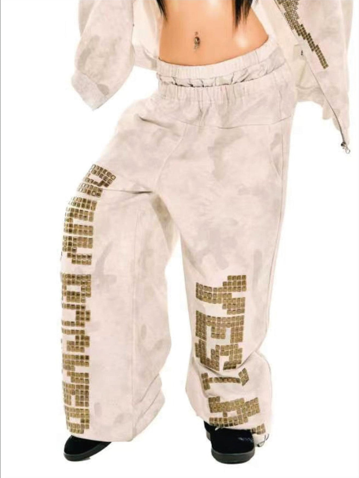 24ans Camouflage Print Two Piece Women&