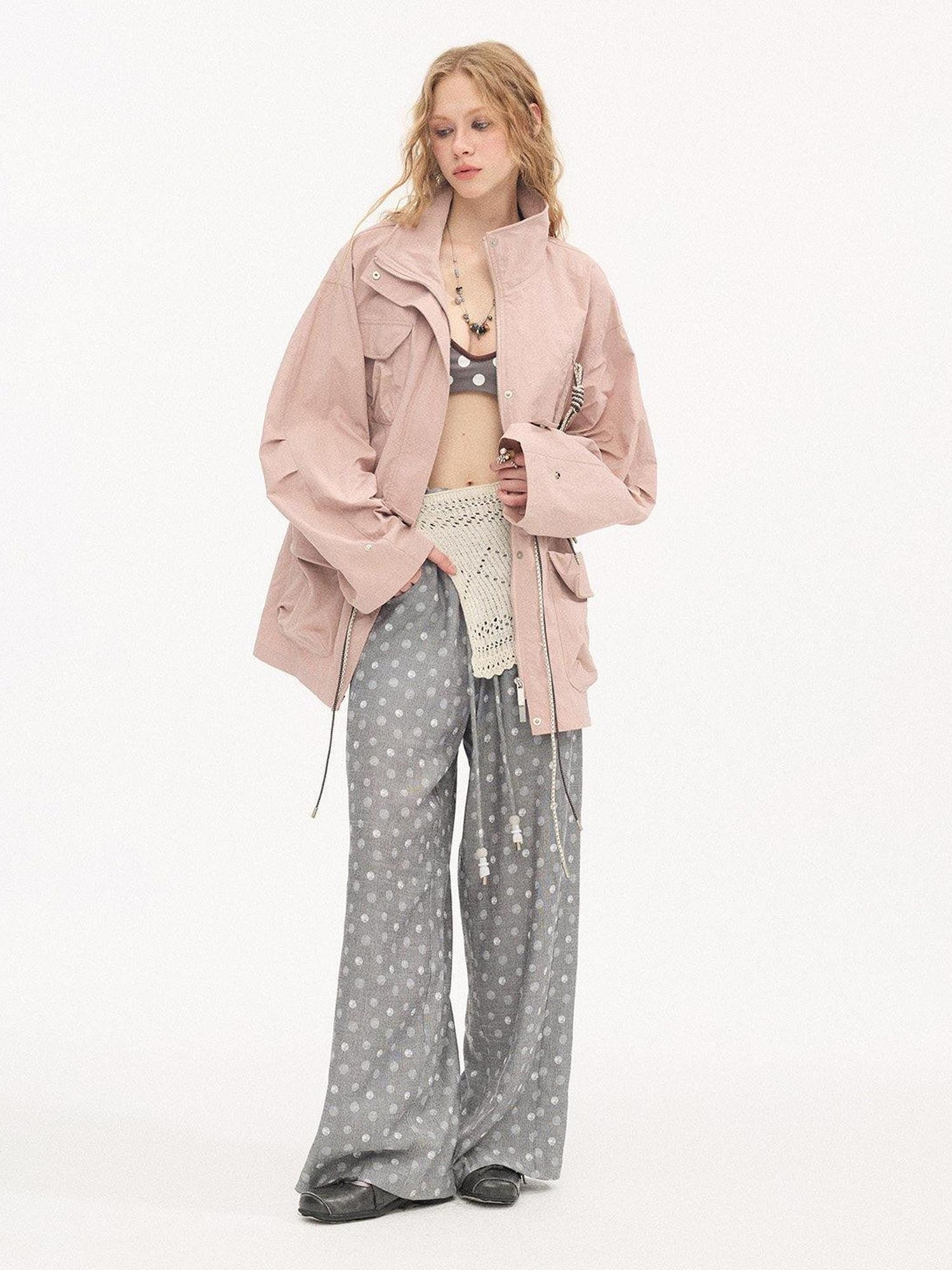DIDDI MODA Knit Cropped Cardigan Women&