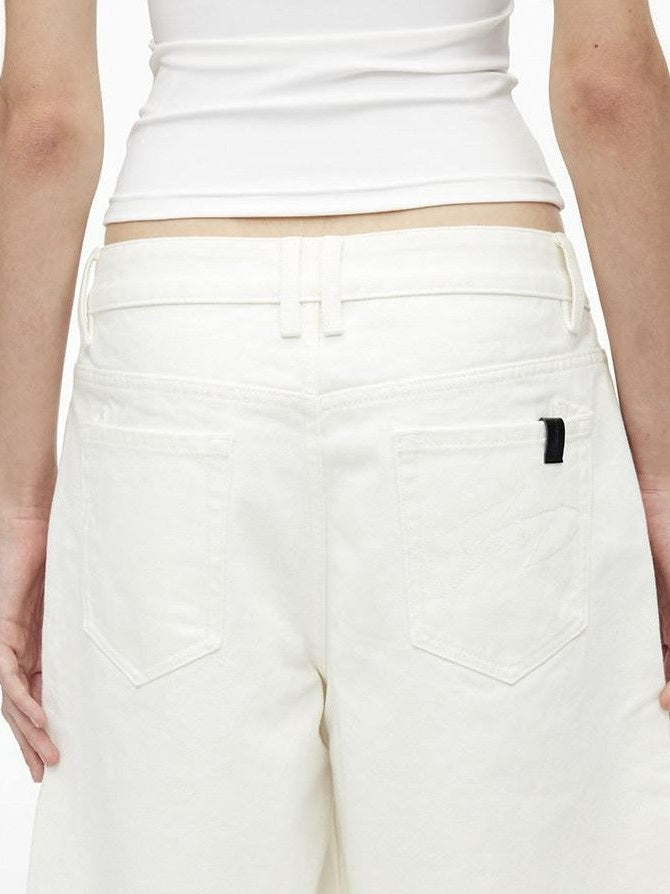 AFTADAWN White Boxy Loose Women&