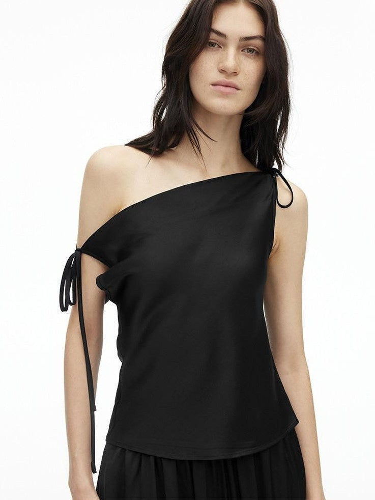 AFTADAWN Multiway One Shoulder Sleeveless Women&