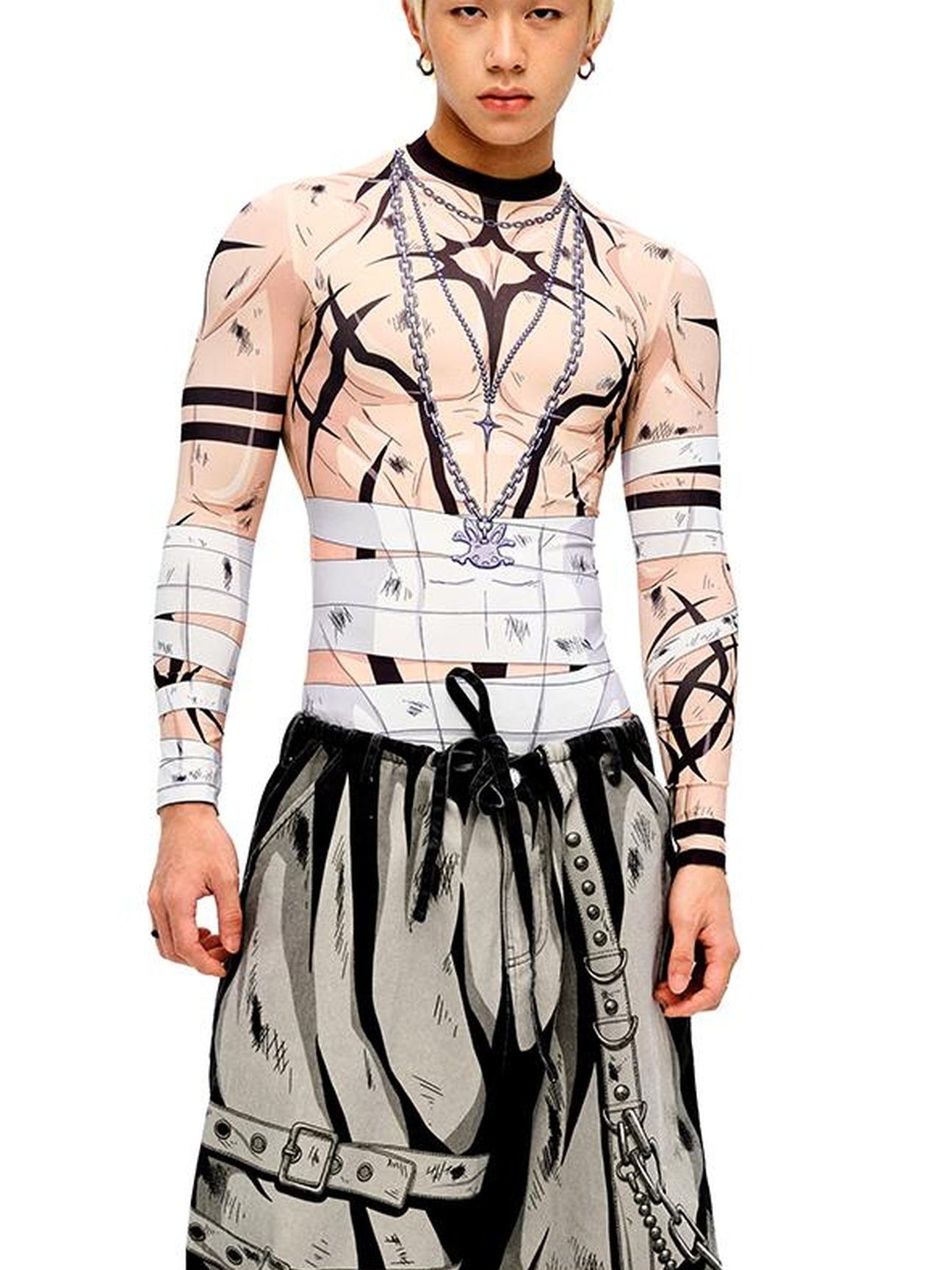 CFIERCE Fierce Warrior Print Base Layer Top