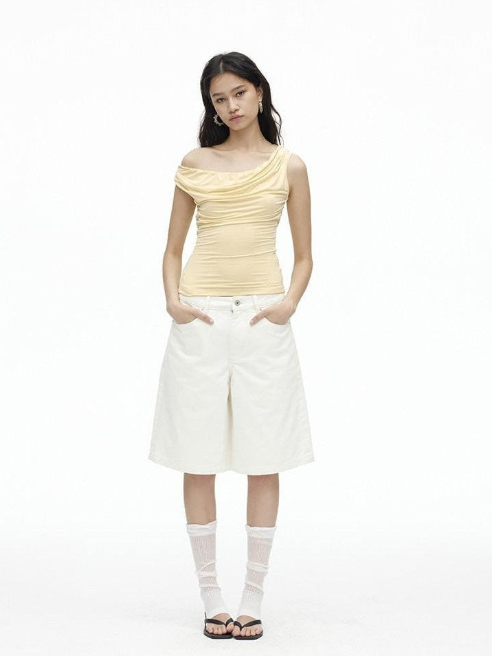AFTADAWN White Boxy Loose Women&