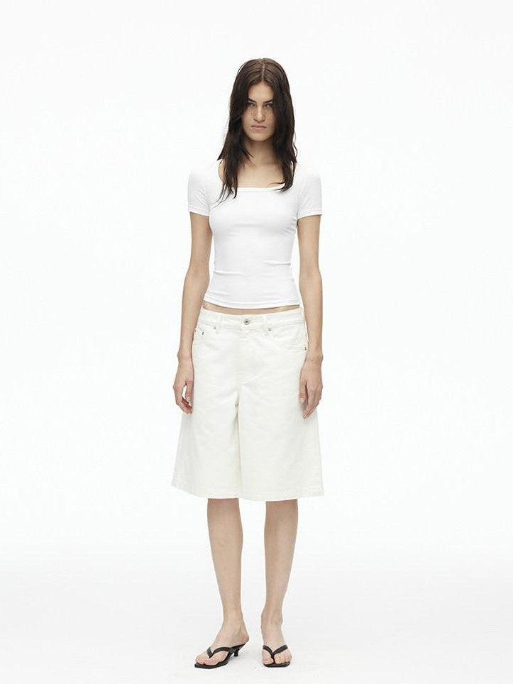 AFTADAWN White Boxy Loose Women&