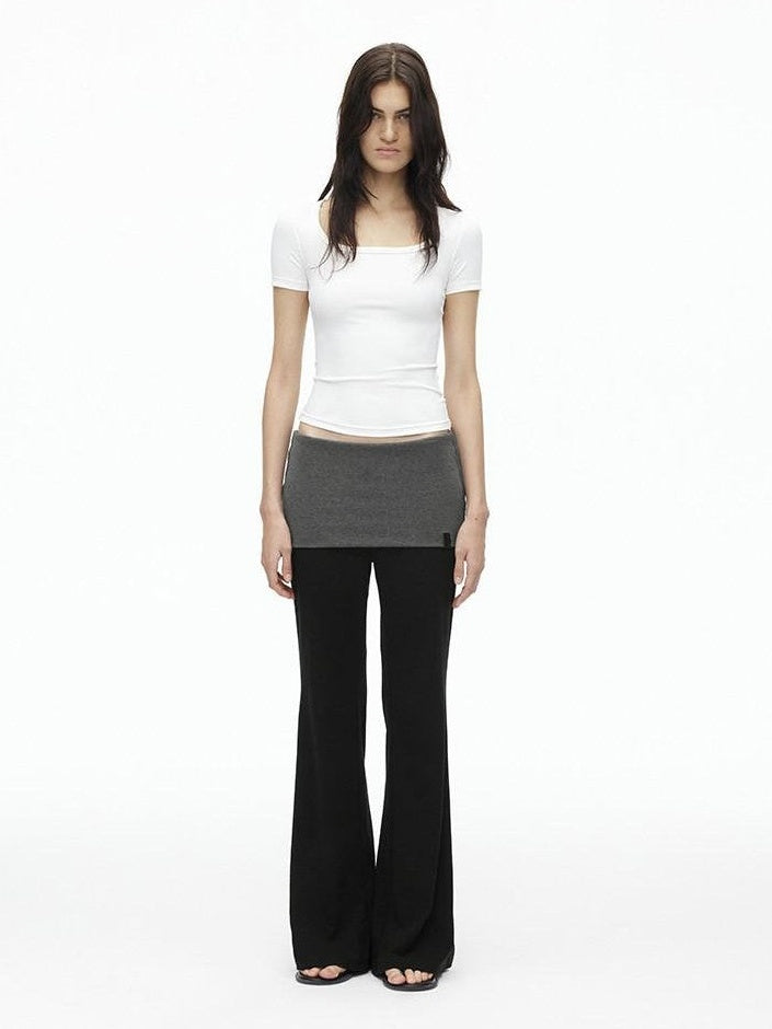 AFTADAWN Airy Quick Dry U Neck Slim Fit Sport Women&