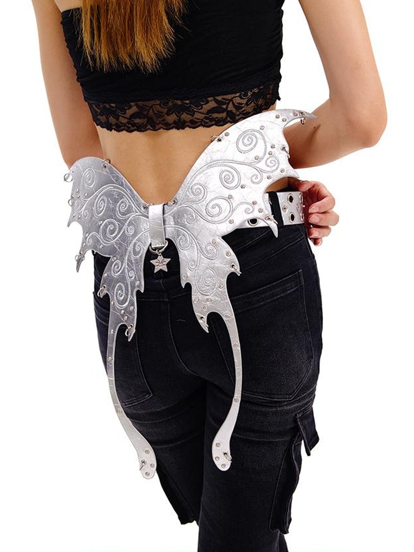 CFIERCE Butterfly Leather Belt