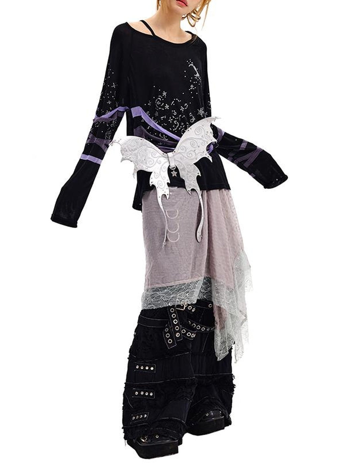 CFIERCE Butterfly Leather Belt