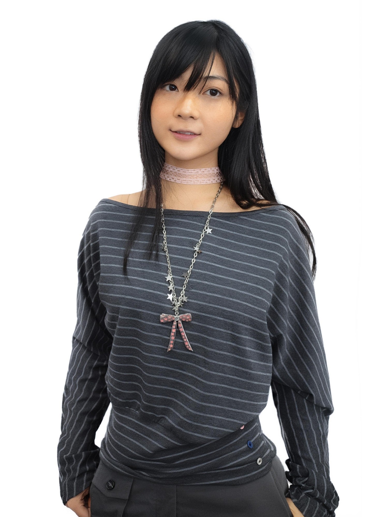 takeabreak Pink Blue Sweet Cool Bow Star Synthetic Gem Women&