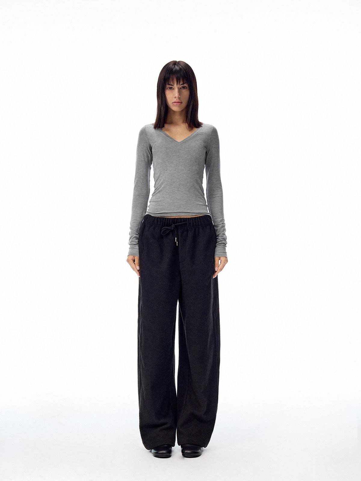 Northbutsouth Tricolor V-neck High Stretch Slim Women&