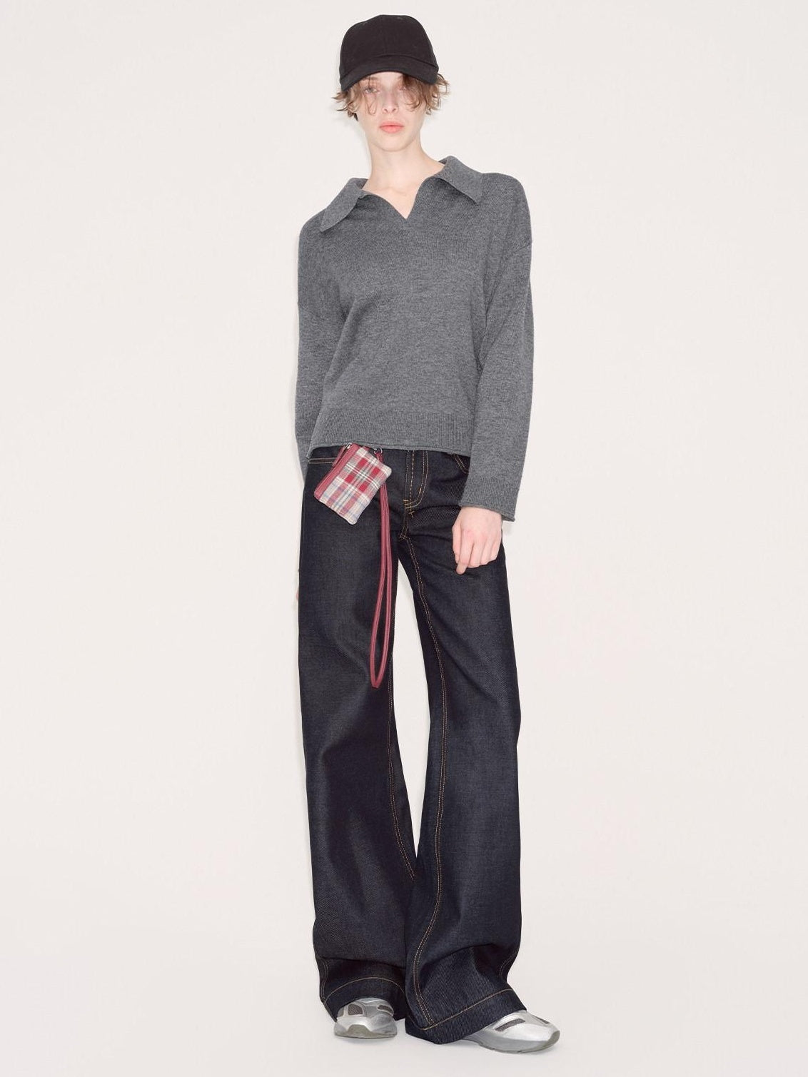 RUN TO THE FUTURE Comfort Cotton Blend Low Rise Long Length Dark Raw Denim Classic Straight Jeans