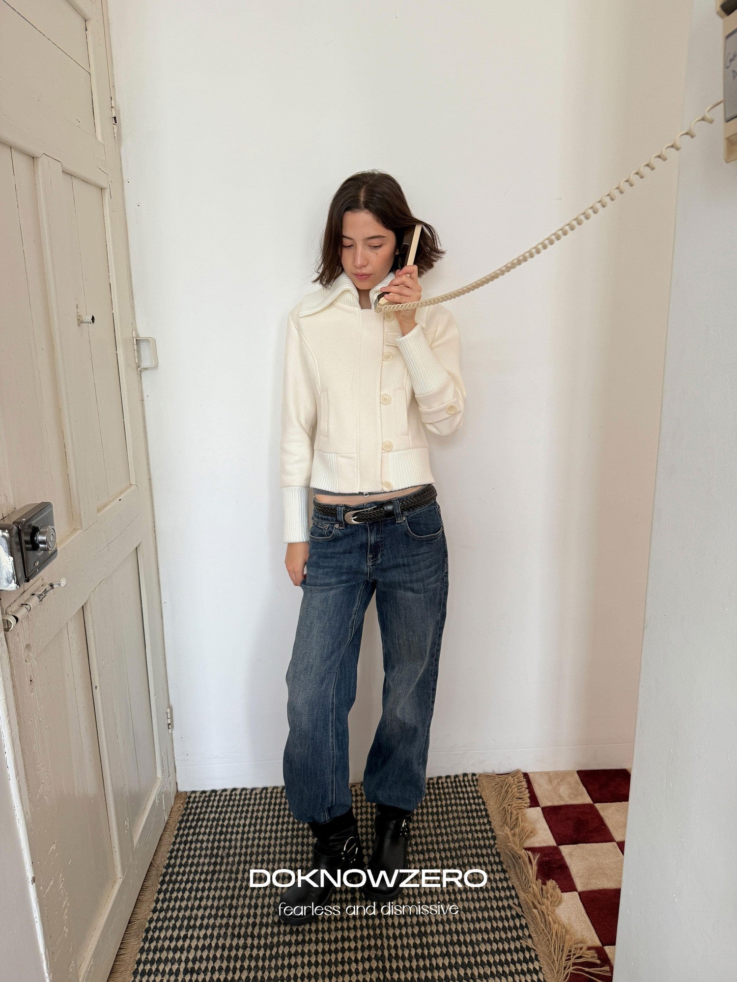 DKZ OFFICIAL Blue Washed Pocket Cleanfit Women&