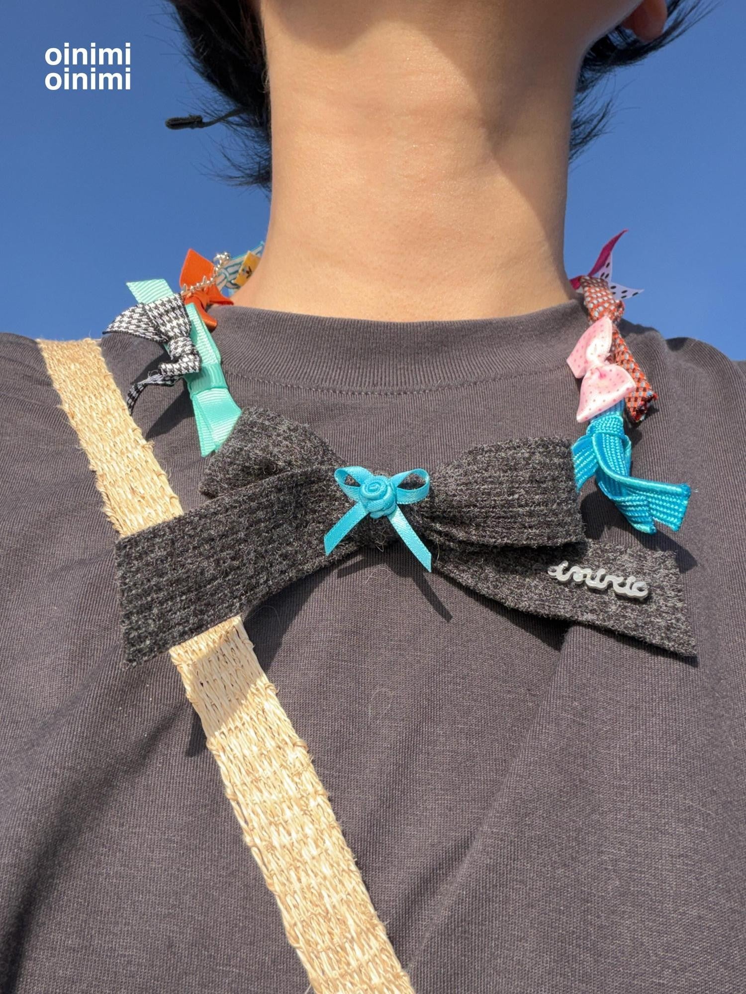 oinimi Dopamine Handmade Bow Women&