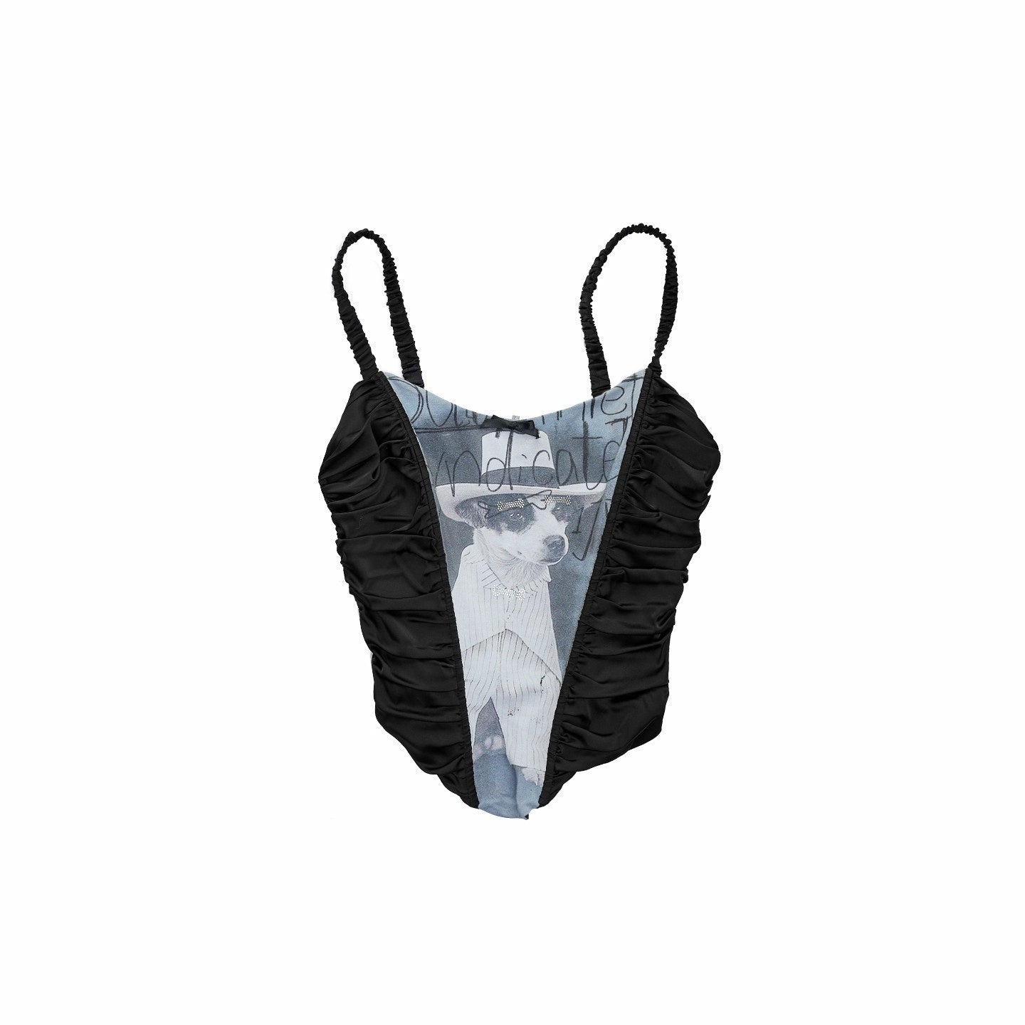 1JINN_STUDIO_Cat_And_Dog_Print_Slim_Herringbone_Splice_Women&