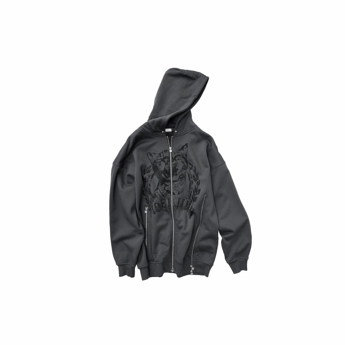 1JINN_STUDIO_Cat_Print_Double_Zipper_Drop_Shoulder_Women&