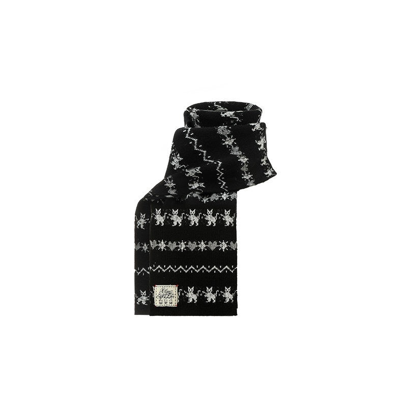 1JINN_STUDIO_Cropped_Cat_Jacquard_Fair_Isle_Slim_Fit_Women&