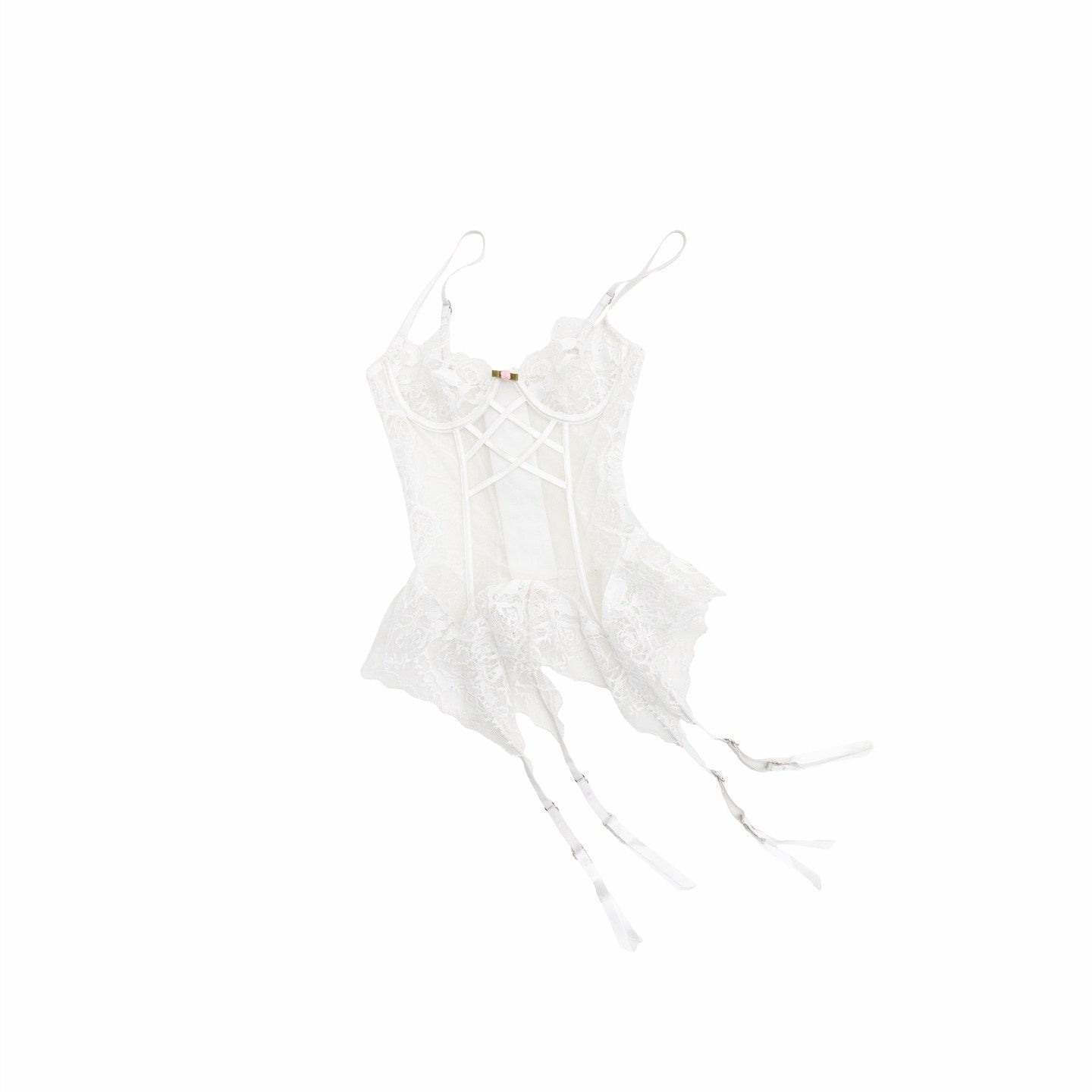 1JINN_STUDIO_Delicate_Micro_Sheer_Fishbone_Panel_Lace_Trim_Women&