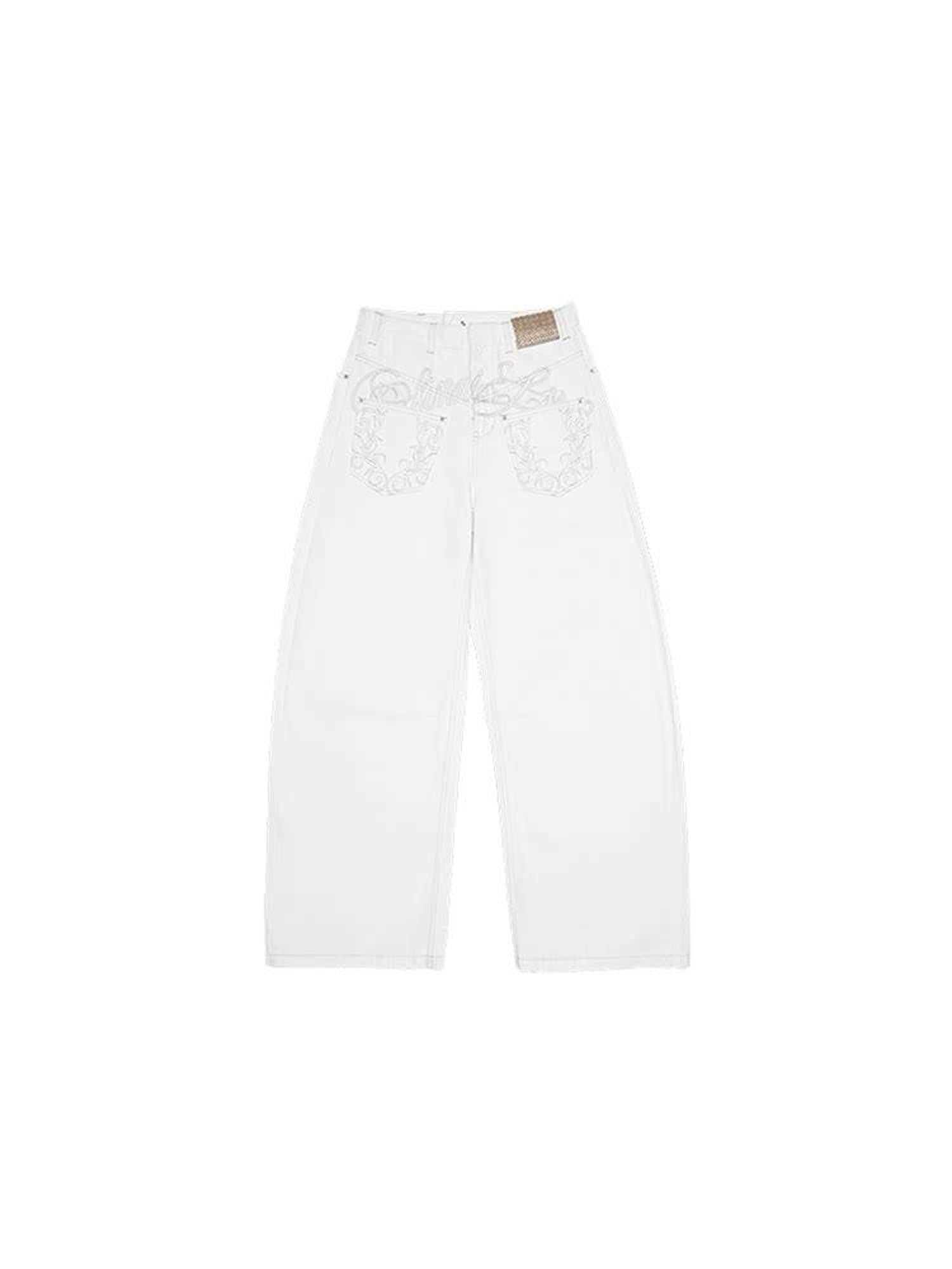 1JINN STUDIO Distressed Wash Low Rise Women&