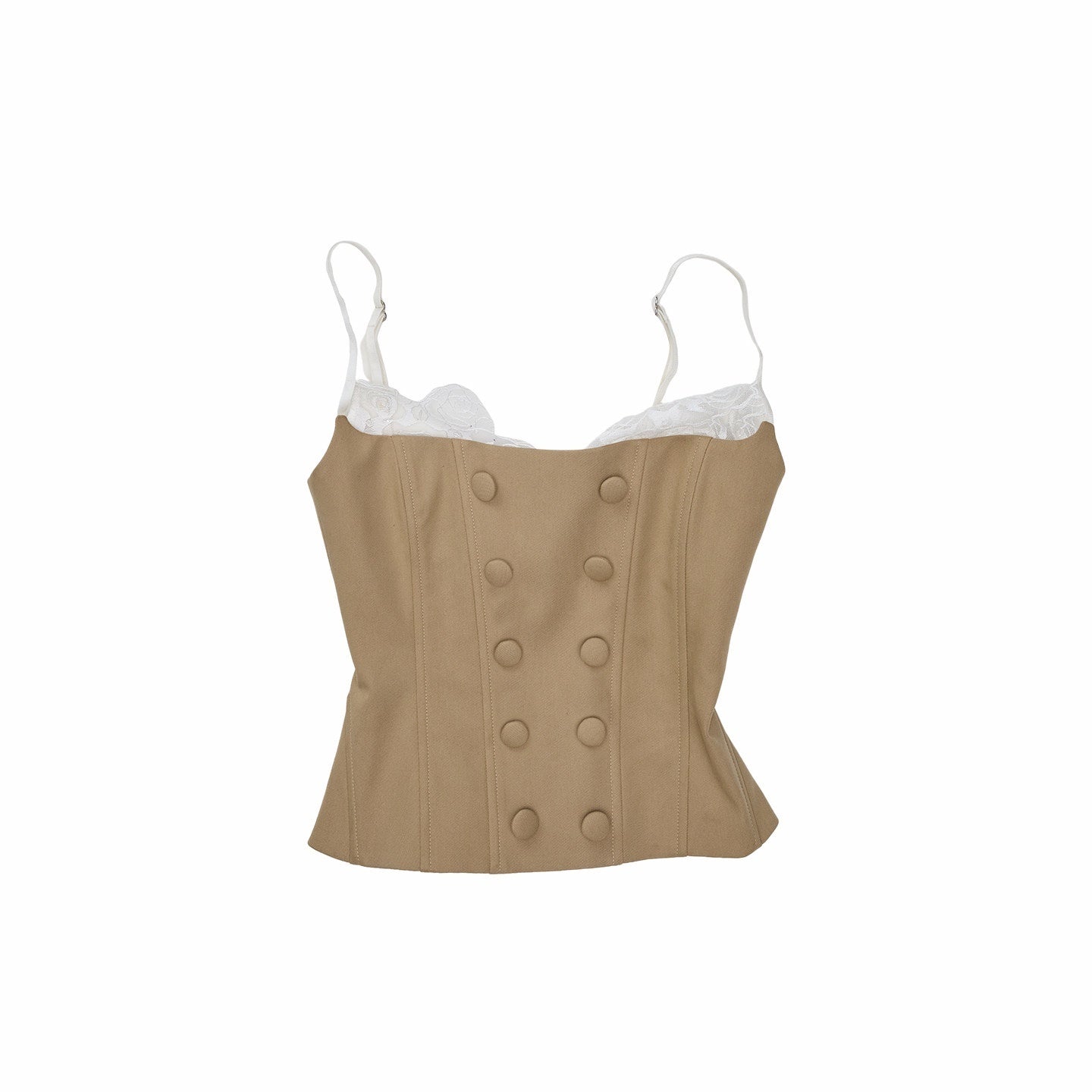 1JINN_STUDIO_Fishbone_Corset_Lace_Spliced_Double_Row_Button_Women&