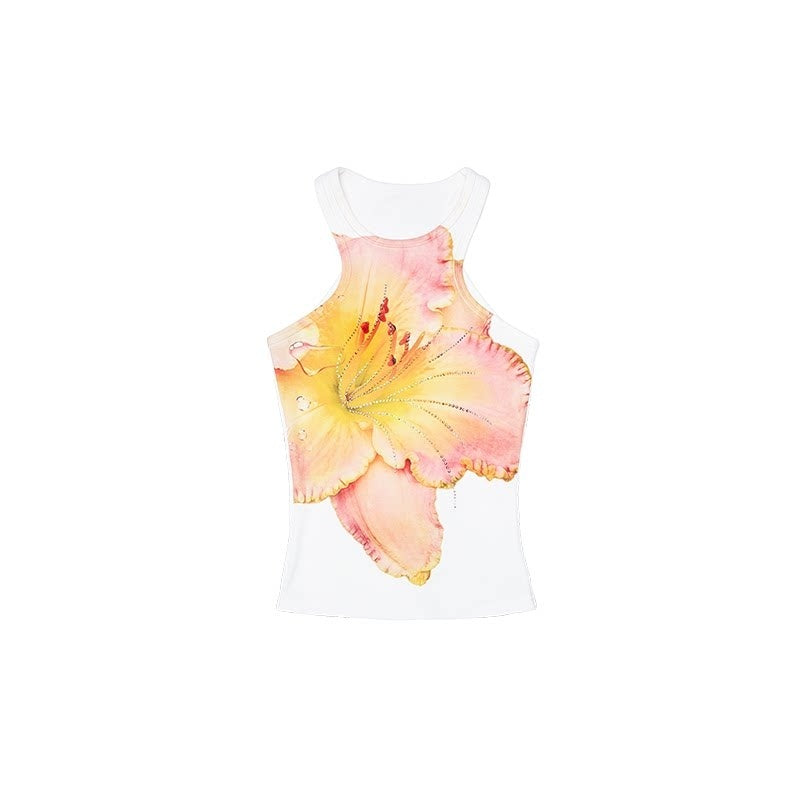 1JINN_STUDIO_Floral_Print_Hotfix_Rhinestone_Racerback_Women&
