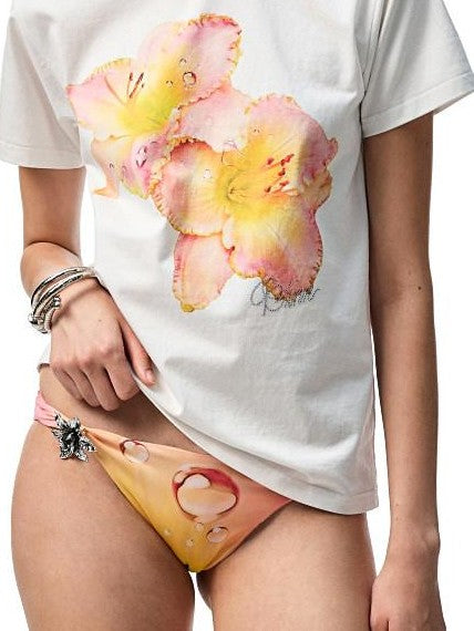 1JINN STUDIO Floral Print Straight Crewneck Women&
