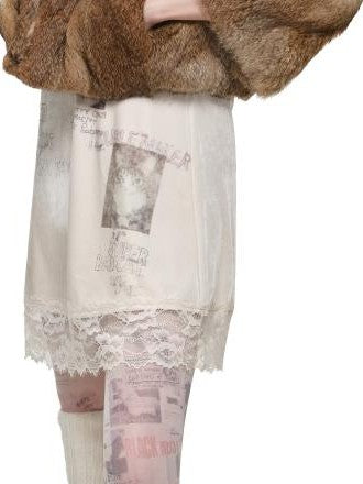 1JINN STUDIO Fluffy Faux Fur Lapel Collar Short Loose Fit Long Sleeve Women&