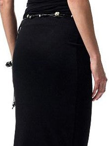 1JINN STUDIO Large Round Neck Back Knot Vest Slim Fit Women&