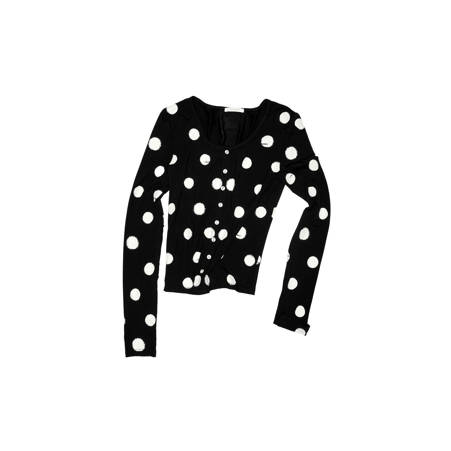 1JINN_STUDIO_Playful_Contrast_Polka_Dot_Cardigan_Women&