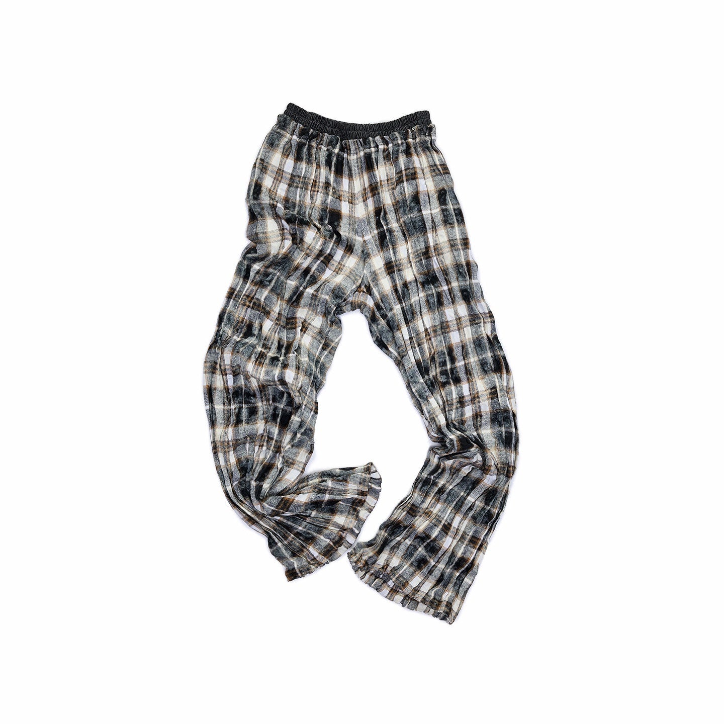 1JINN_STUDIO_Retro_Plaid_Crinkled_Waist_Panel_Women&