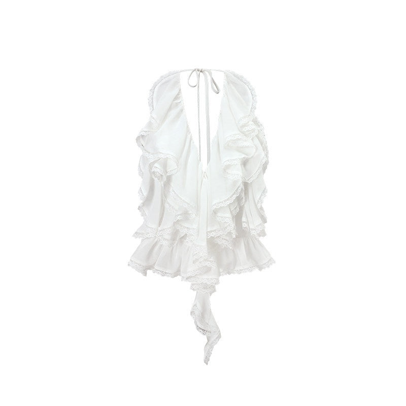 1JINN_STUDIO_Ruched_Ruffle_Low_Back_Tie_Back_Women&