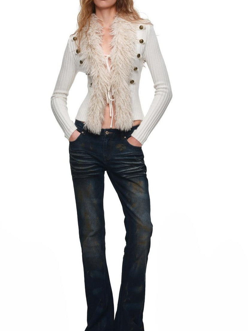 1JINN STUDIO Rust Dyed Vintage Straight Women&