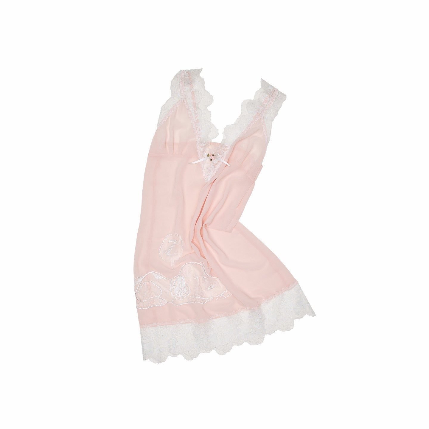 1JINN_STUDIO_Sheer_V-neck_Applique_Embroidery_Layered_Women&