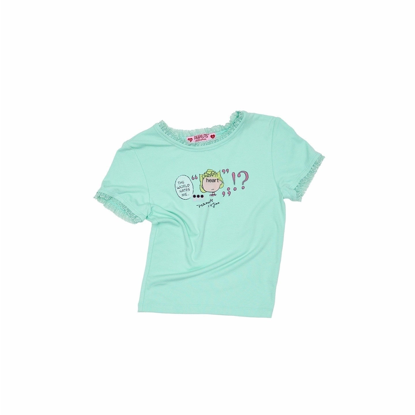1JINN_STUDIO_Snoopy_Character_Printed_Lace_Trim_Short_Sleeve_Women&
