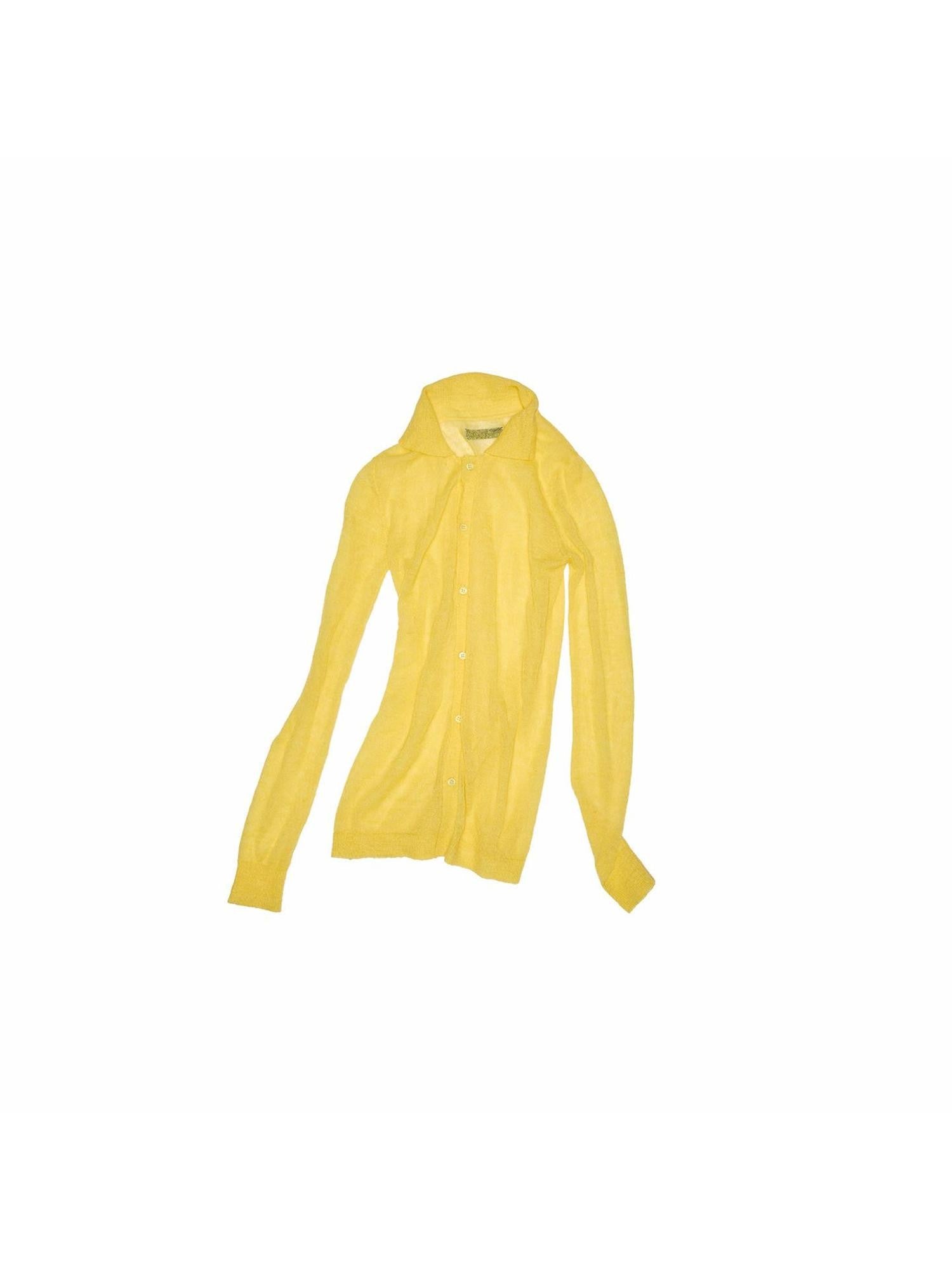 1JINN STUDIO Ultra Thin Sheer Slim Fit Solid Knit Women&