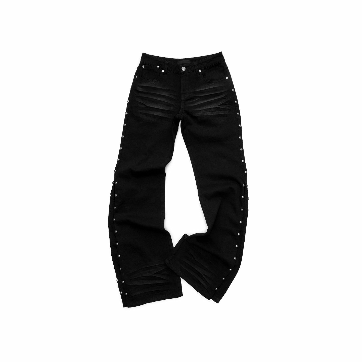 1JINN_STUDIO_Vintage_Solid_3d_Whisker_Studded_Low_Waist_Side_Slit_Women&