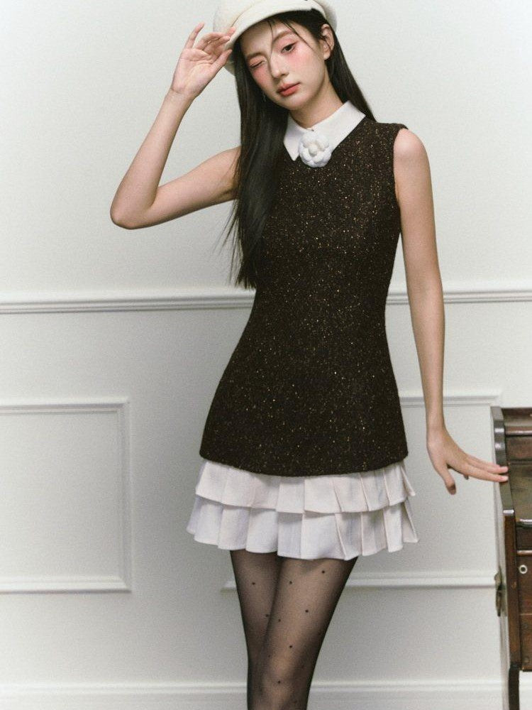 1P STUDIO Gold Thread Jacket And Vest Princess Women&