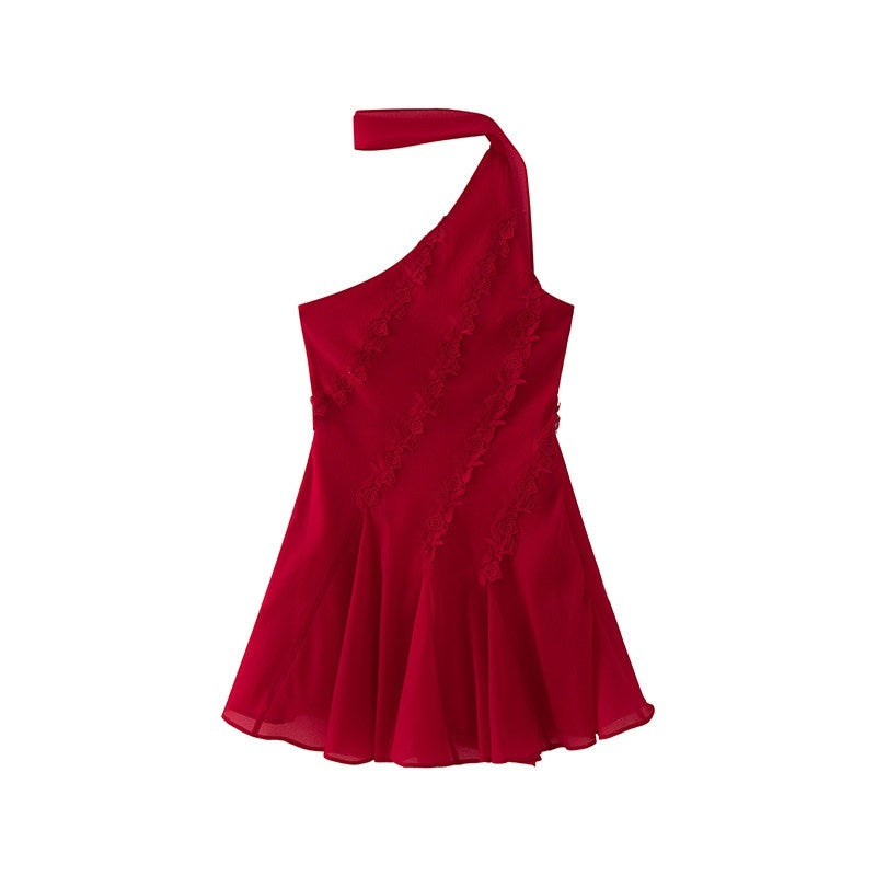 1P_STUDIO_Red_Rose_Asymmetrical_One_Shoulder_Waist_Cinched_Women&