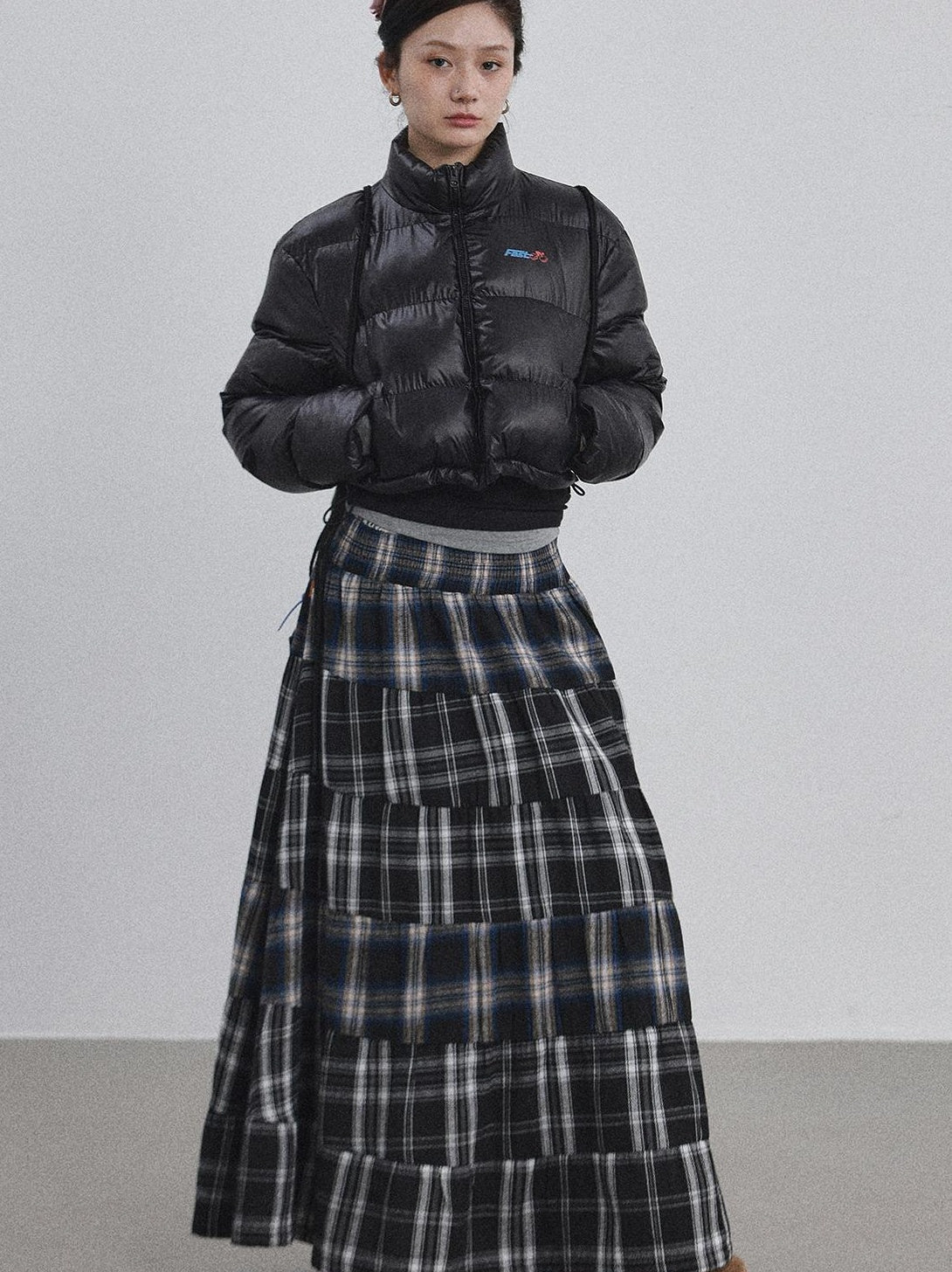 Achihara 2025 New Bright Thick Short Puffer Jacket