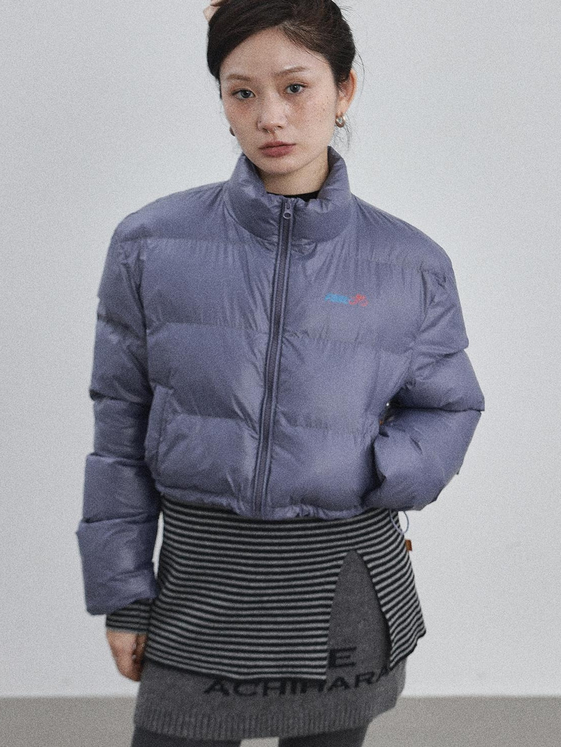 Achihara 2025 New Bright Thick Short Puffer Jacket
