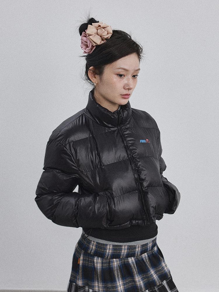 Achihara 2025 New Bright Thick Short Puffer Jacket
