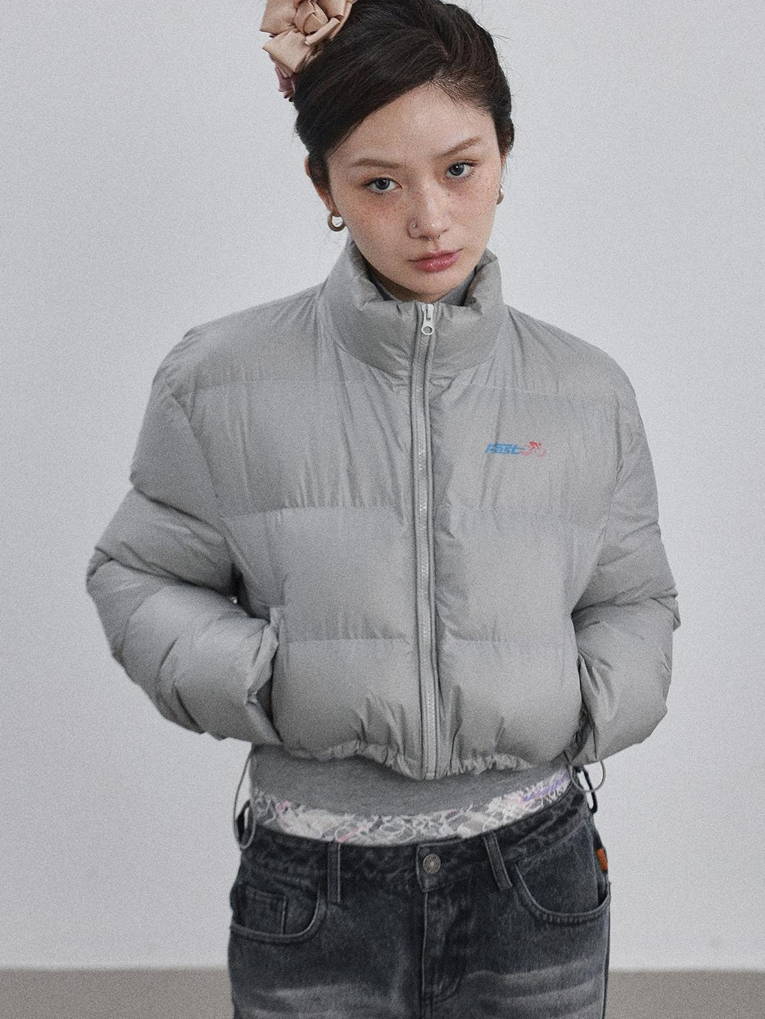 Achihara 2025 New Bright Thick Short Puffer Jacket