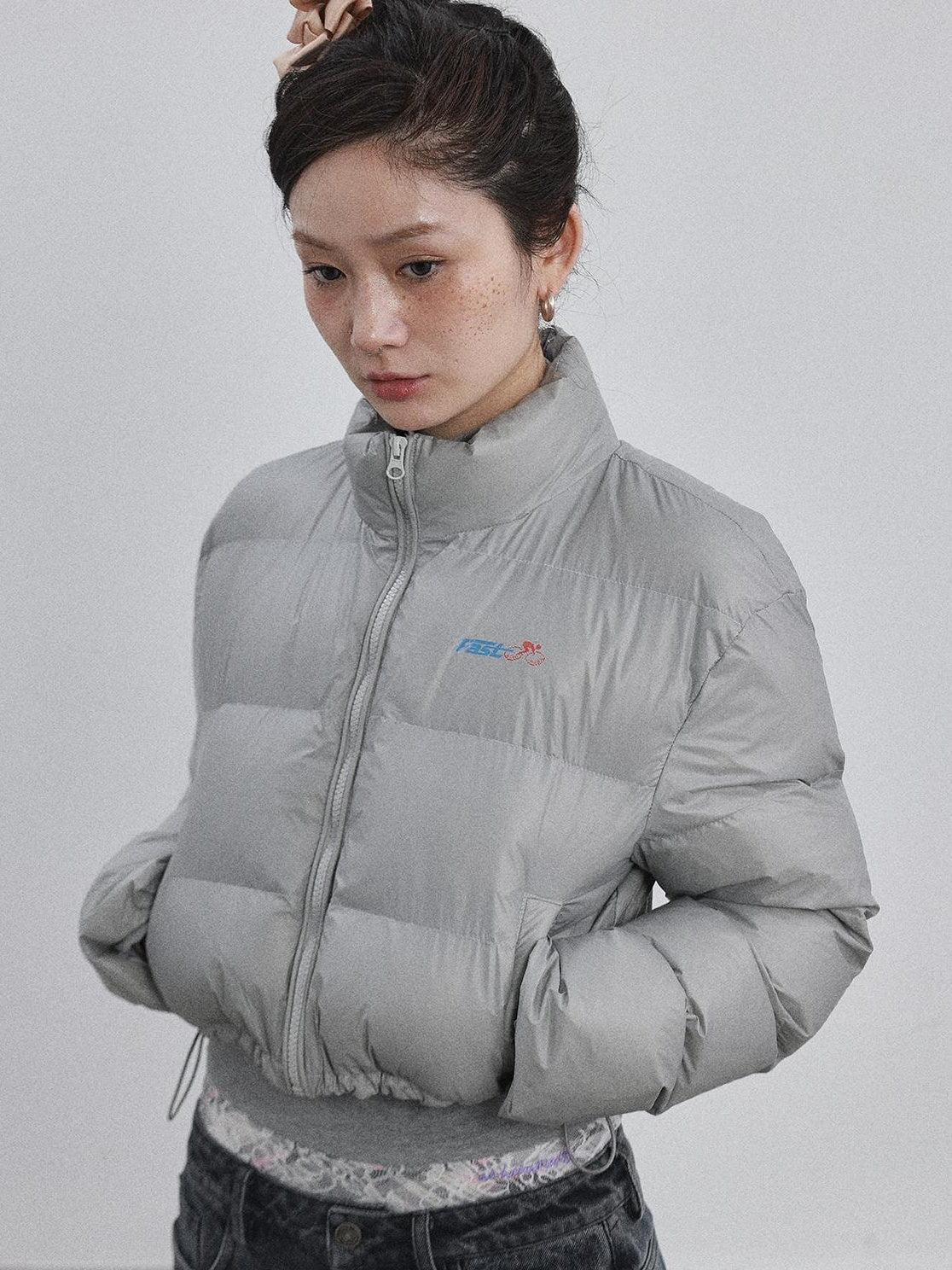 Achihara 2025 New Bright Thick Short Puffer Jacket