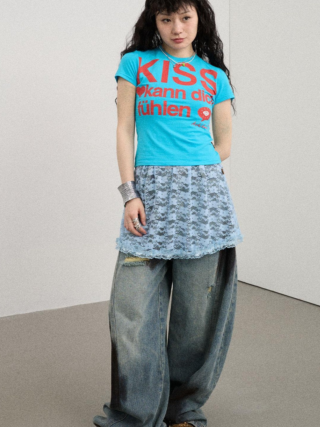 Achihara 2025 New Sleeveless Crop Top Women T-Shirt