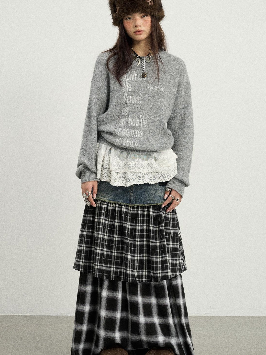 Achihara 2025 Spring Knitwear For Layering Sweater