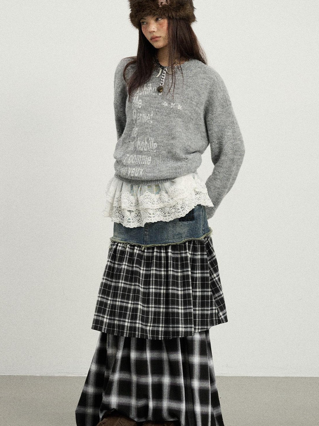 Achihara 2025 Spring Knitwear For Layering Sweater