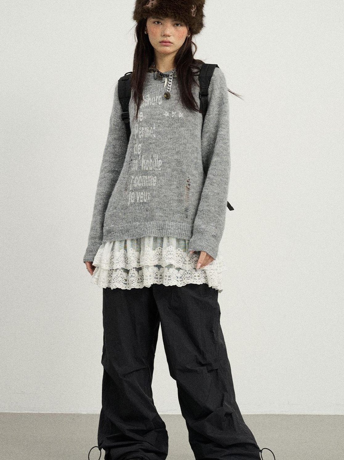 Achihara 2025 Spring Knitwear For Layering Sweater