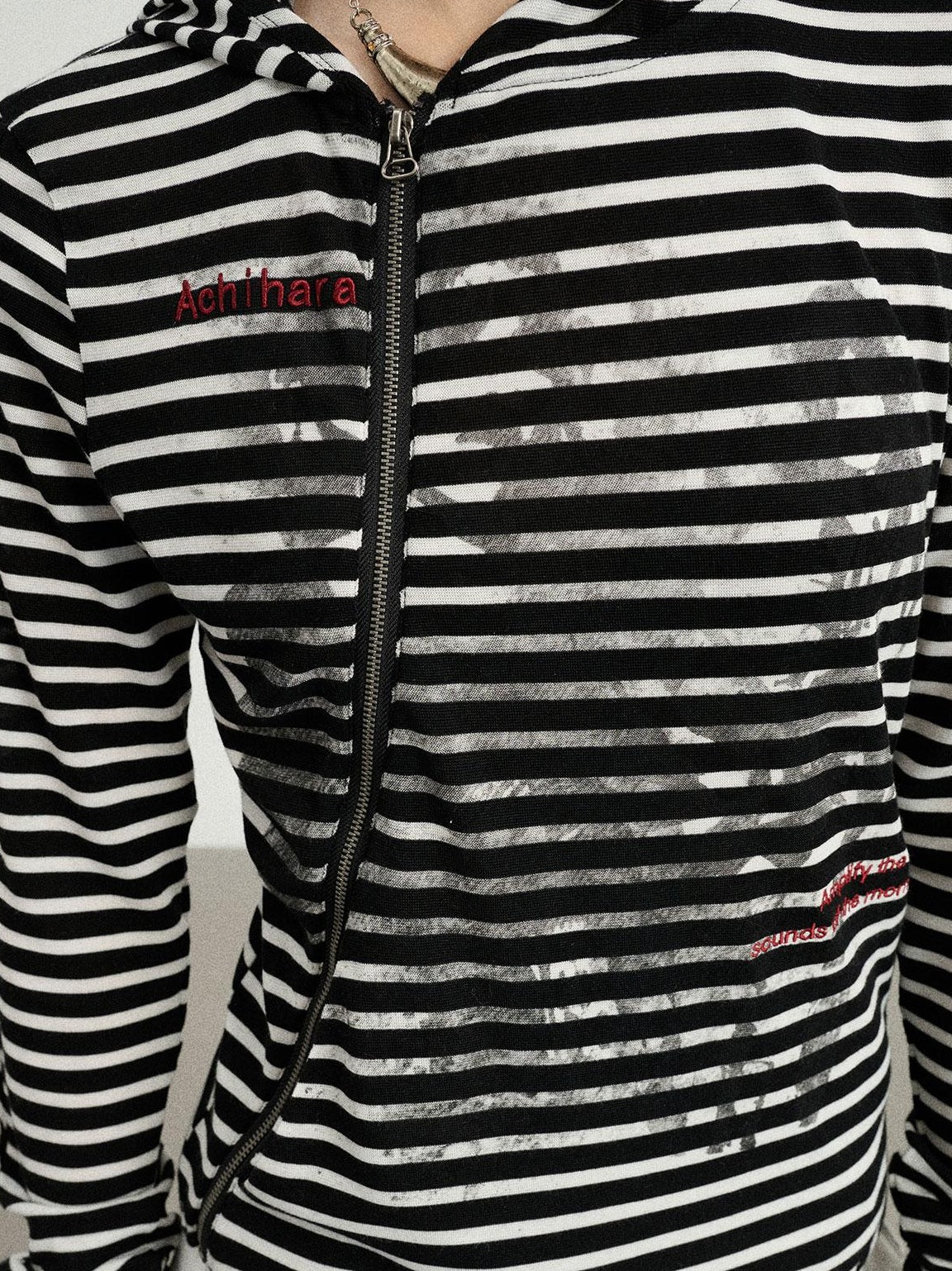 Achihara 2025 Striped Bandage Jacket Women&