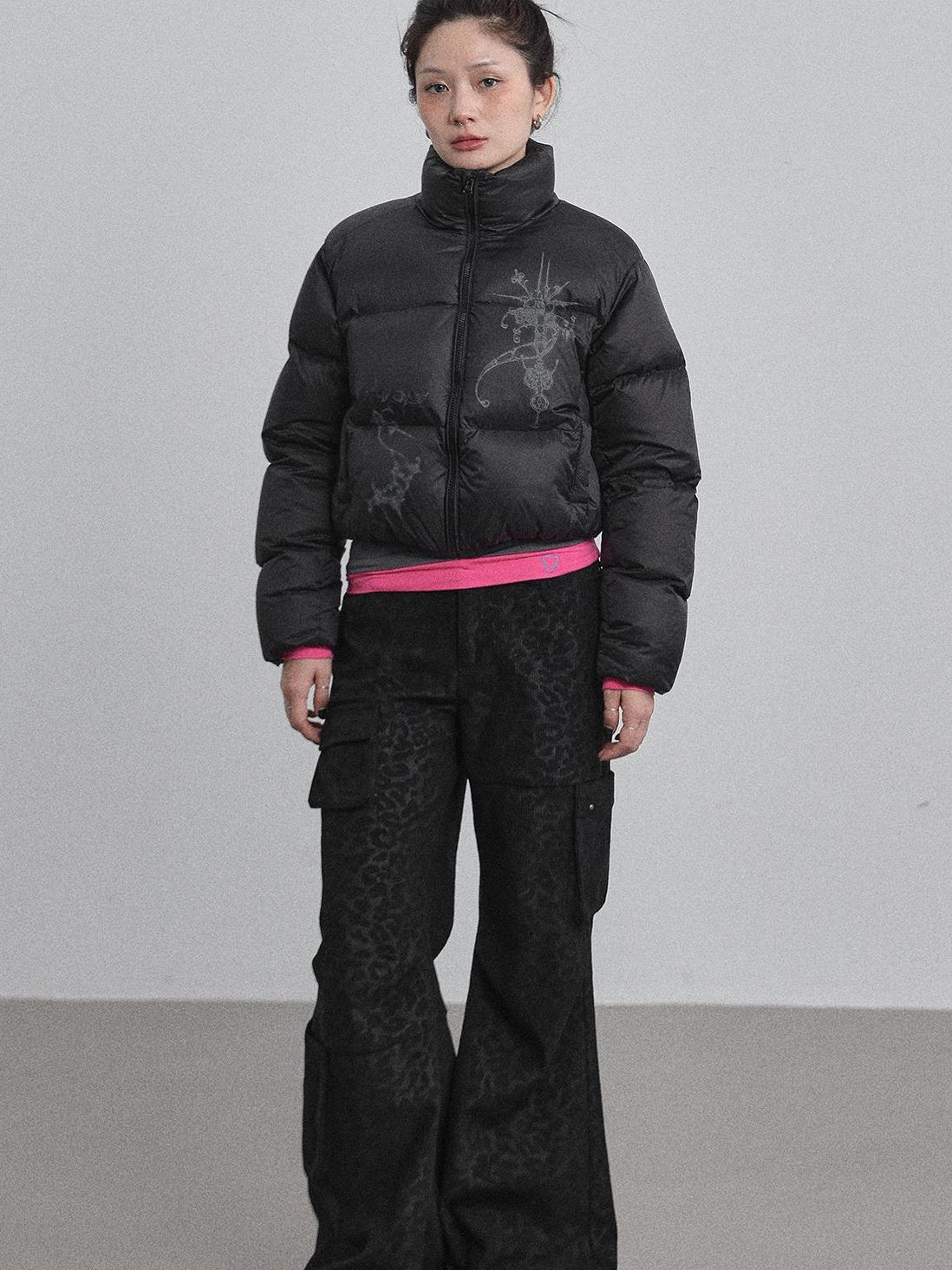 Achihara 2025 Winter Short Puffer Jacket For Women Coats