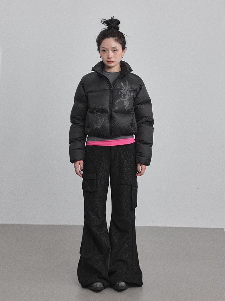 Achihara 2025 Winter Short Puffer Jacket For Women Coats
