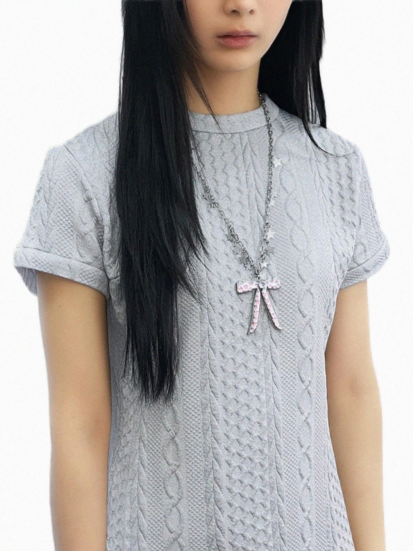 takeabreak Pink Blue Sweet Cool Bow Star Synthetic Gem Women&